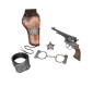 «Ковбойский набор (револьвер на 12пистонов+кобура+ремень+наручники)» GH2350