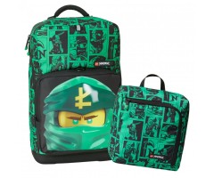L202132201 Рюкзак LEGO Optimo NINJAGO,  зелёный с сумкой