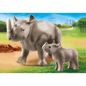«Носорог с теленком» PM70357