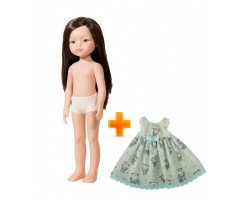 PR147666 Кукла Мали без челки с платьем