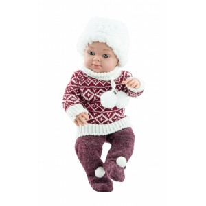 «Кукла Бэби в свитере и шапке, 32 см» PR5124