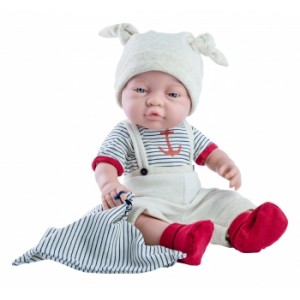 «Кукла Бэби с полосатым полотенчиком. 45 см» PR5184
